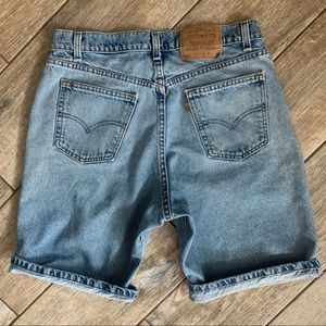 Vintage Levi’s 550 Orange Tab stone wash shorts